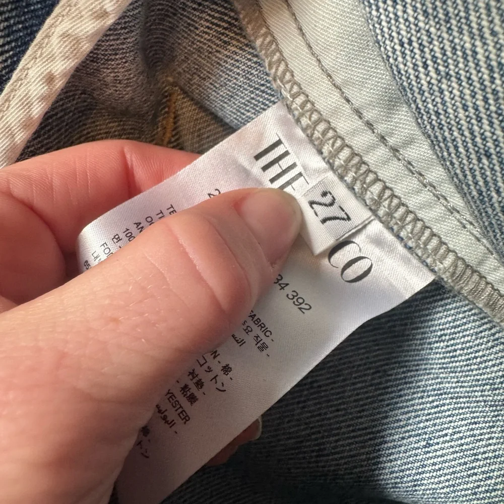 The Attico Blue Paneled Jeans NWT - Picture 12 of 13